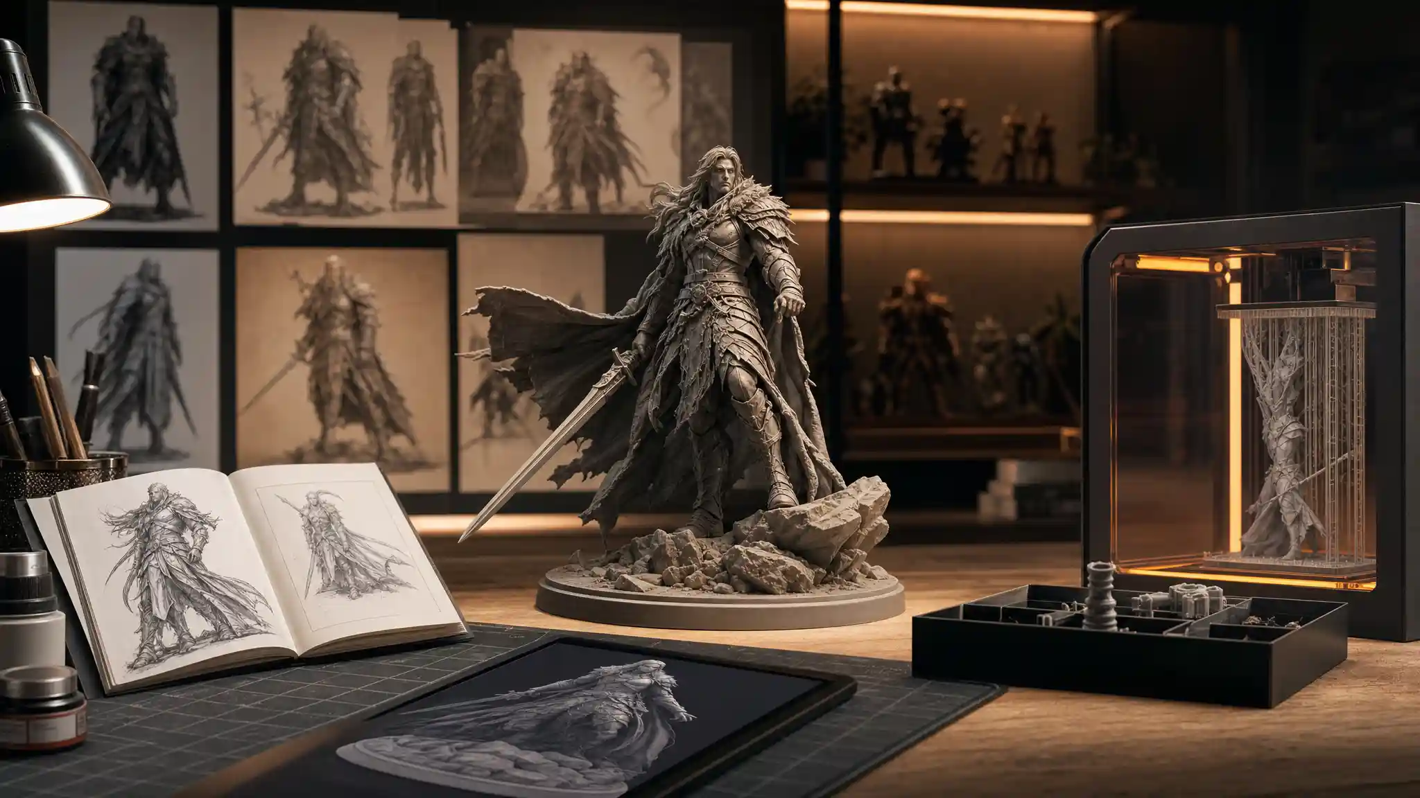 My Idea 3D guides for prompts images and 3D files