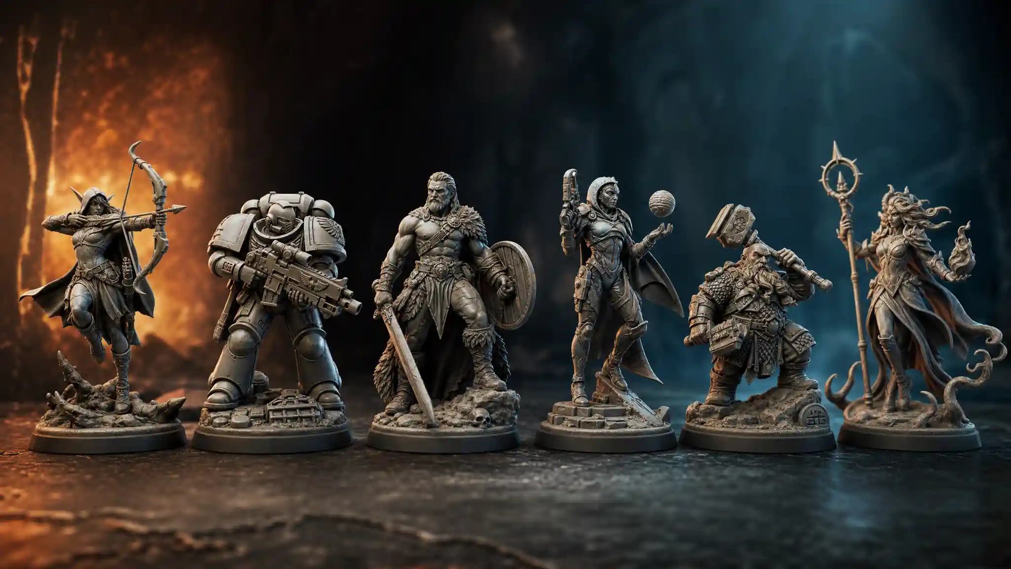 Tabletop miniatures use case hero